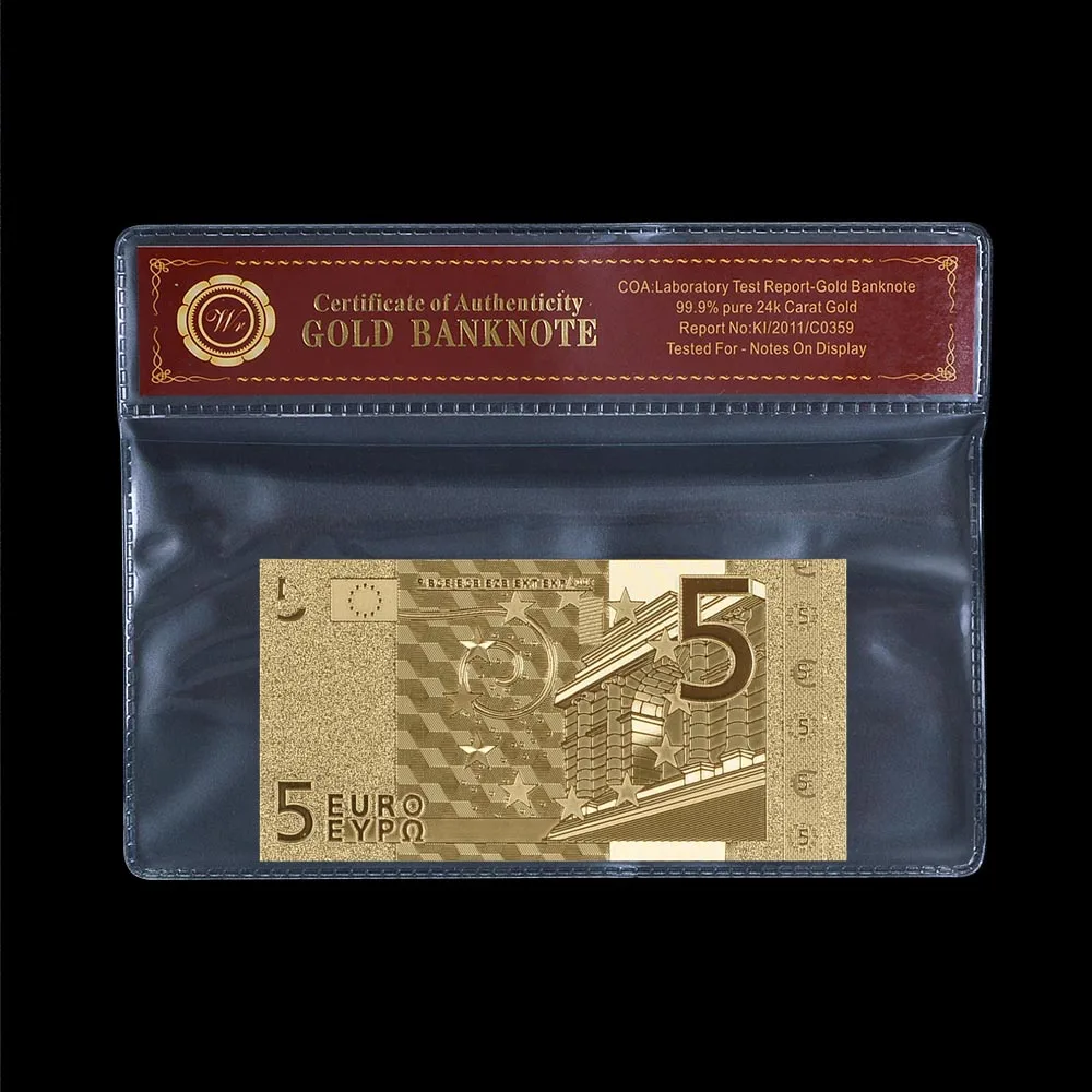 Цветные евро 500 Поддельные Банкноты серебряная фольга банкноты для сувенирных