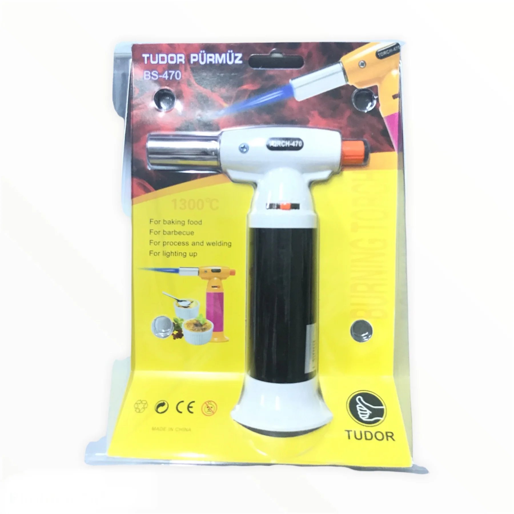 

Wind-Resistant Adjustable Torch Cigarette Lighter Refillable-Blowtorch Bs-470 Ergonomic Design Practical Products