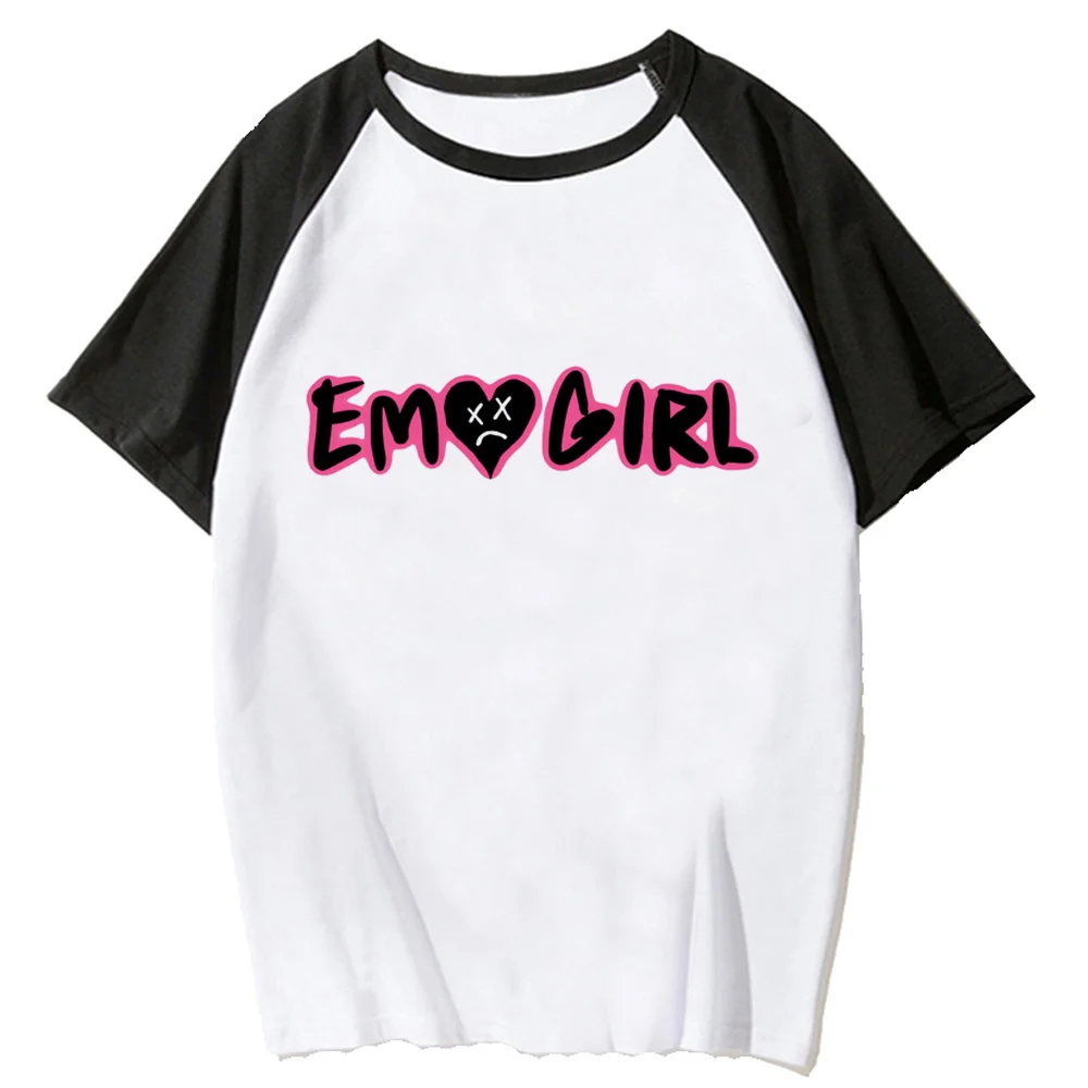 

Женская футболка с надписью «i Love Emo Girls»
