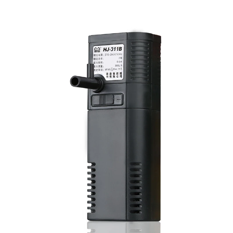 Фото SUNSUN mini нано строительный внутренний погружной фильтр кислородный насос аквариума с рыбками, черепахами резервуар для воды №1