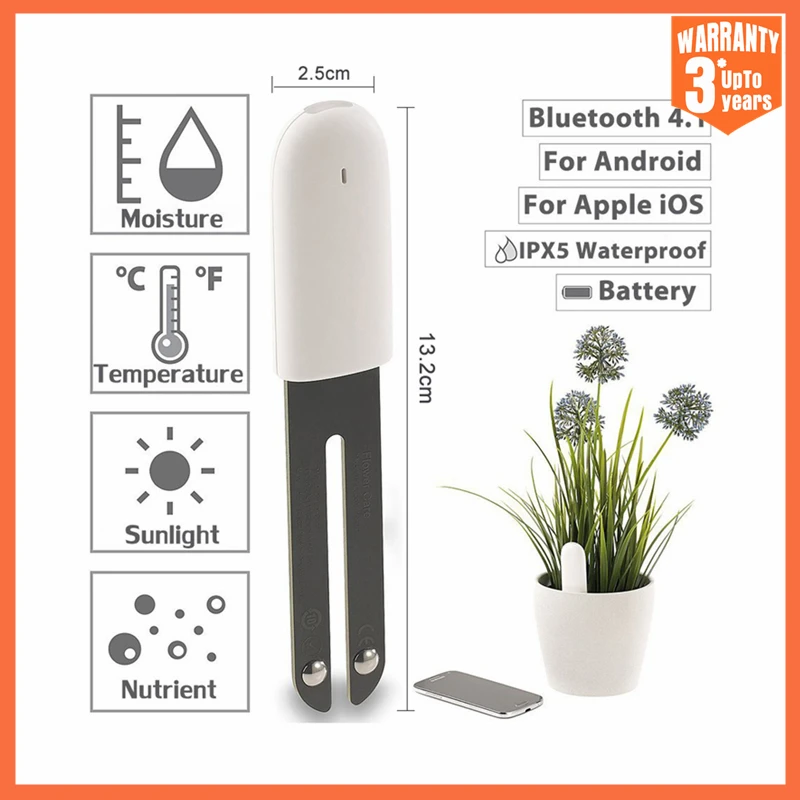 

Анализатор почвы XIAOMI Flora Monitor, умный анализатор почвы, воды, освещения садовых растений, международная версия