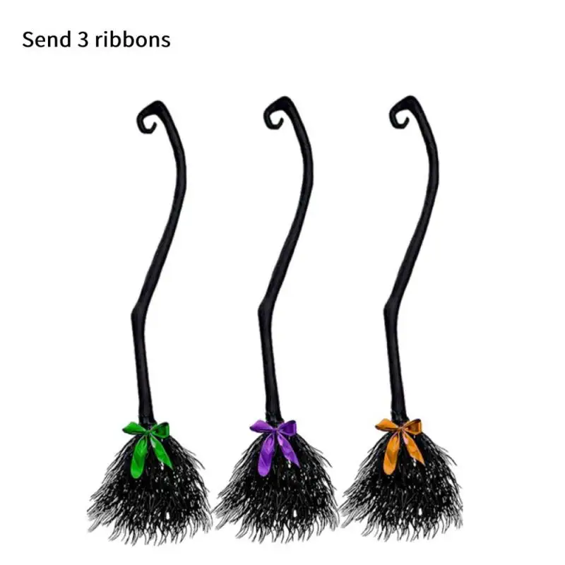 

Broom Fear Spooky Halloween Accessories Interesting Spooky Event Props Party & Holiday Diy Decoration Broom Decoration