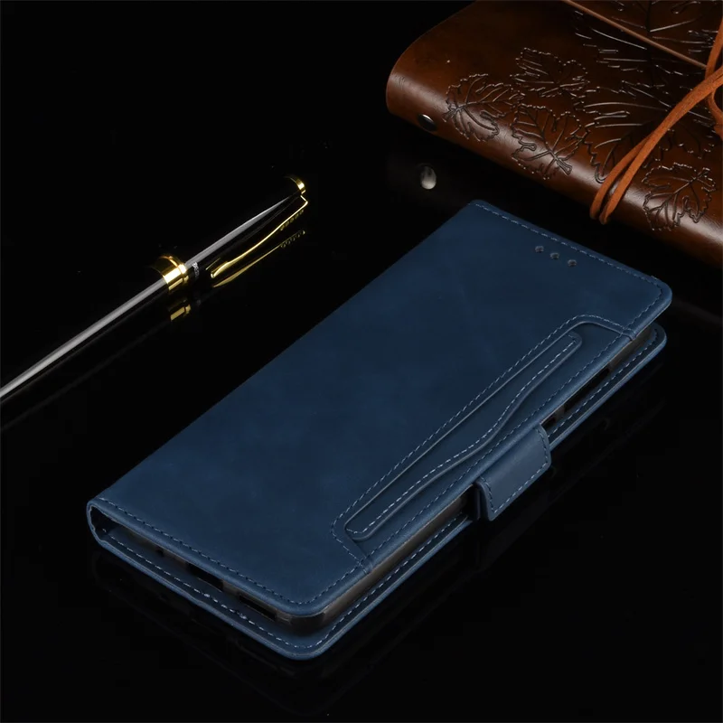 

For Sharp Aquos Sinpuru Sumaho6 Magnetic Flip Phone Case Leather シンプルスマホ6 Doka Luxury Wallet Leather Case Cover