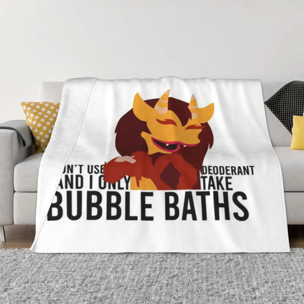 Ультрамягкое Флисовое одеяло Connie Big Mouth