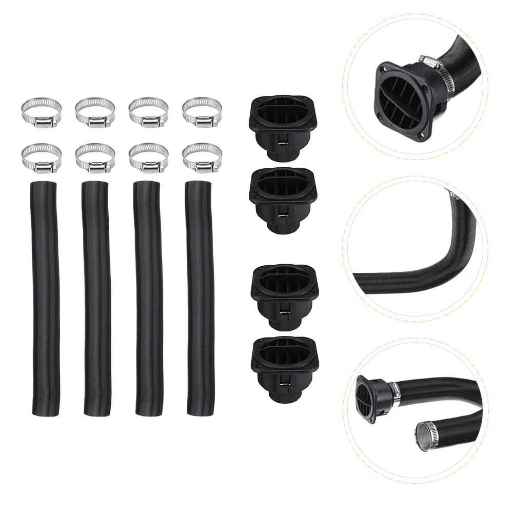 

1 Set Heater Duct Pipe Car Heater Exhaust Pipe Car Heater Duct Air Vent Outlet Replacement