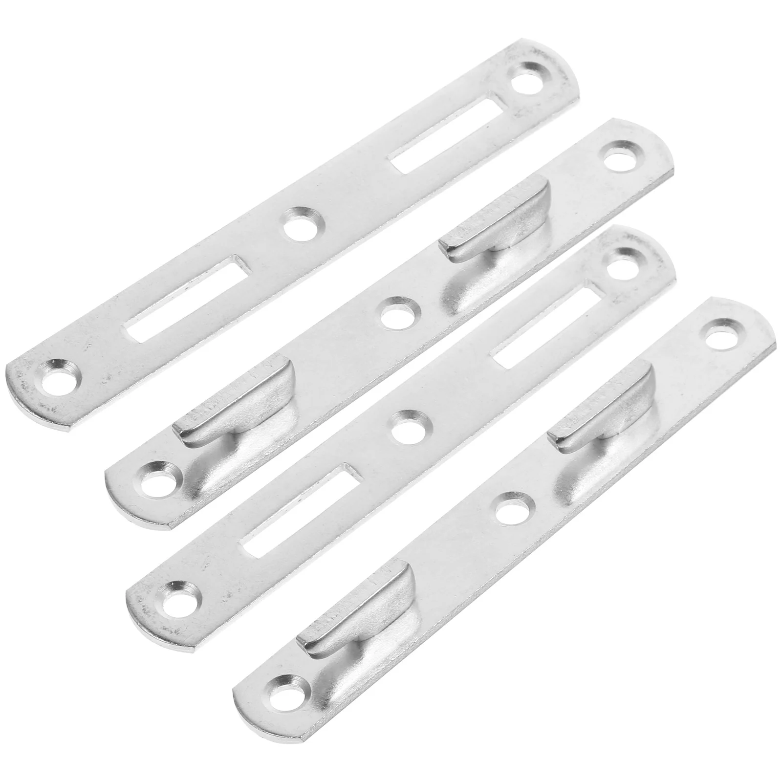 

4 Pcs Bed Hinge Bedromroom Decorations Furniture Accessories Heavy Bedroom Hinged Frame Brackets Stainless Steel Headboard