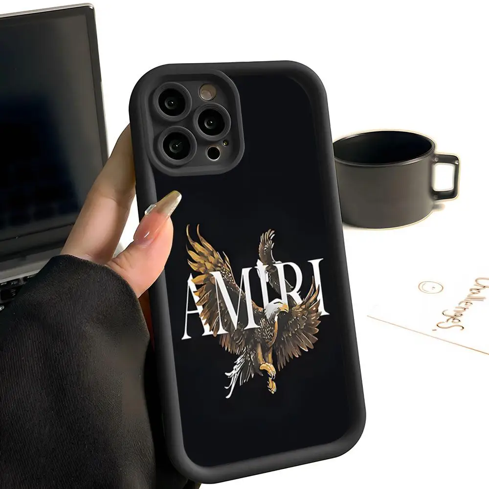 Роскошный дизайн A-Amiries: Простой однотонный матовый силиконовый чехол для iPhone 17, 16, 13, 12, 15, 14 Pro Max Plus, полностью закрывающий корпус (D) (art.: 3920d94cfbbb0) - 3920d94cfbbb0