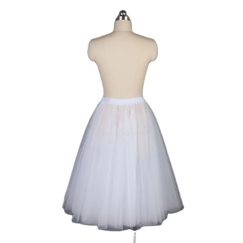 19025 Dance Favourite Four Layer Shinning Soft Tulle Romatic Ballet Tutu (without panty) Long Half Costume | Тематическая одежда и