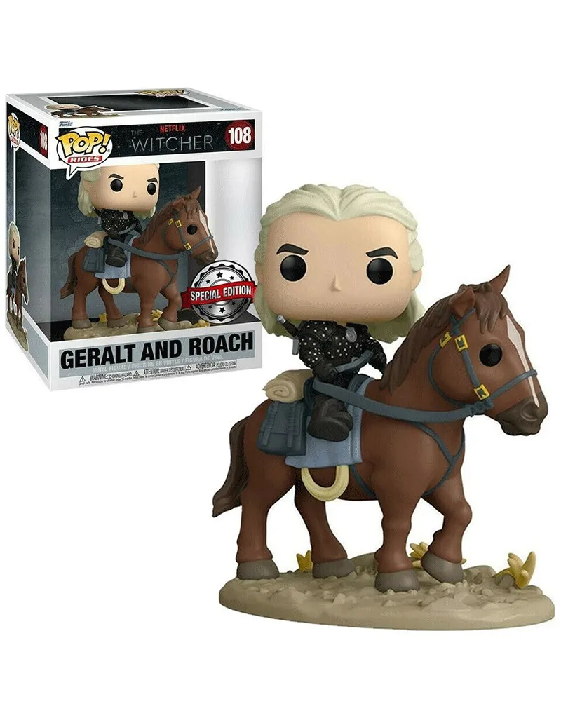 Funko Pop Geralt And Roach The Witcher 