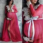 Сексуальные Платья для беременных для фотосессии реквизит для фотосъемки женское платье для беременных длинное кружевное платье для беременных Одежда для беременных