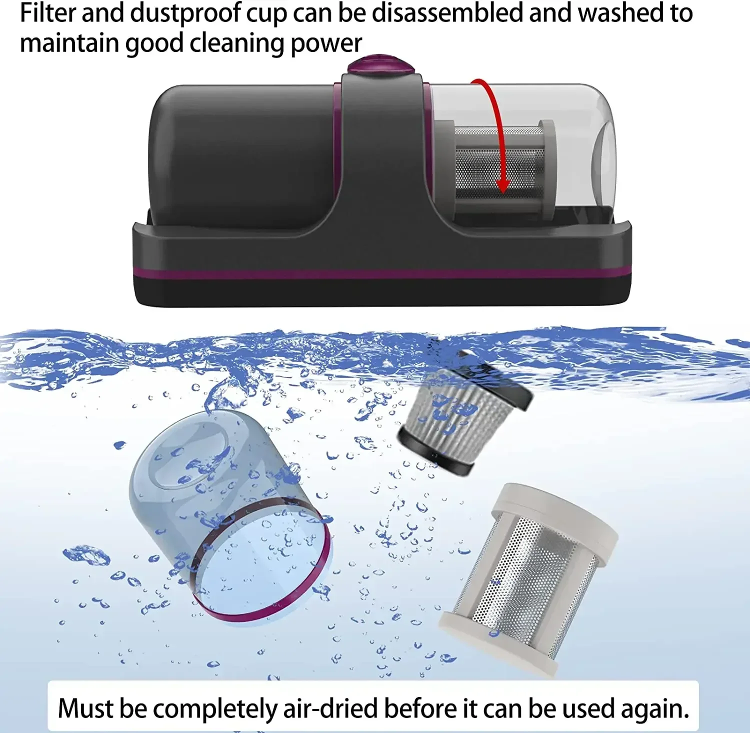 Беспроводное Быстрое Портативное Устройство Для Удаления Пыли В Кроватках