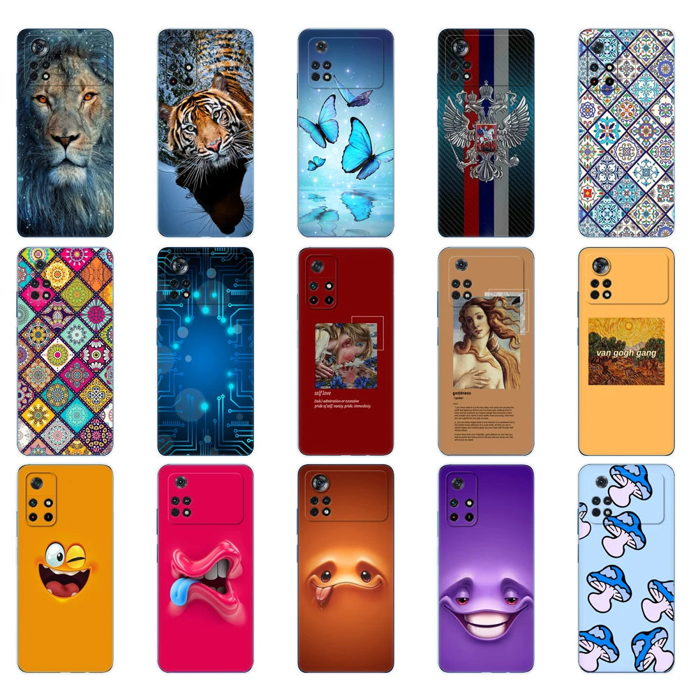 for poco m4 pro 5g 4g case phone back cover for xiaomi poco x4 pro 5g case bag soft silicon tpu bumper funda coque shell etui free global shipping
