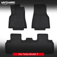 tesla model y floor mats 2022 protect your ys interior waterproof tall sides prevent spills perfect 3d fit non skid