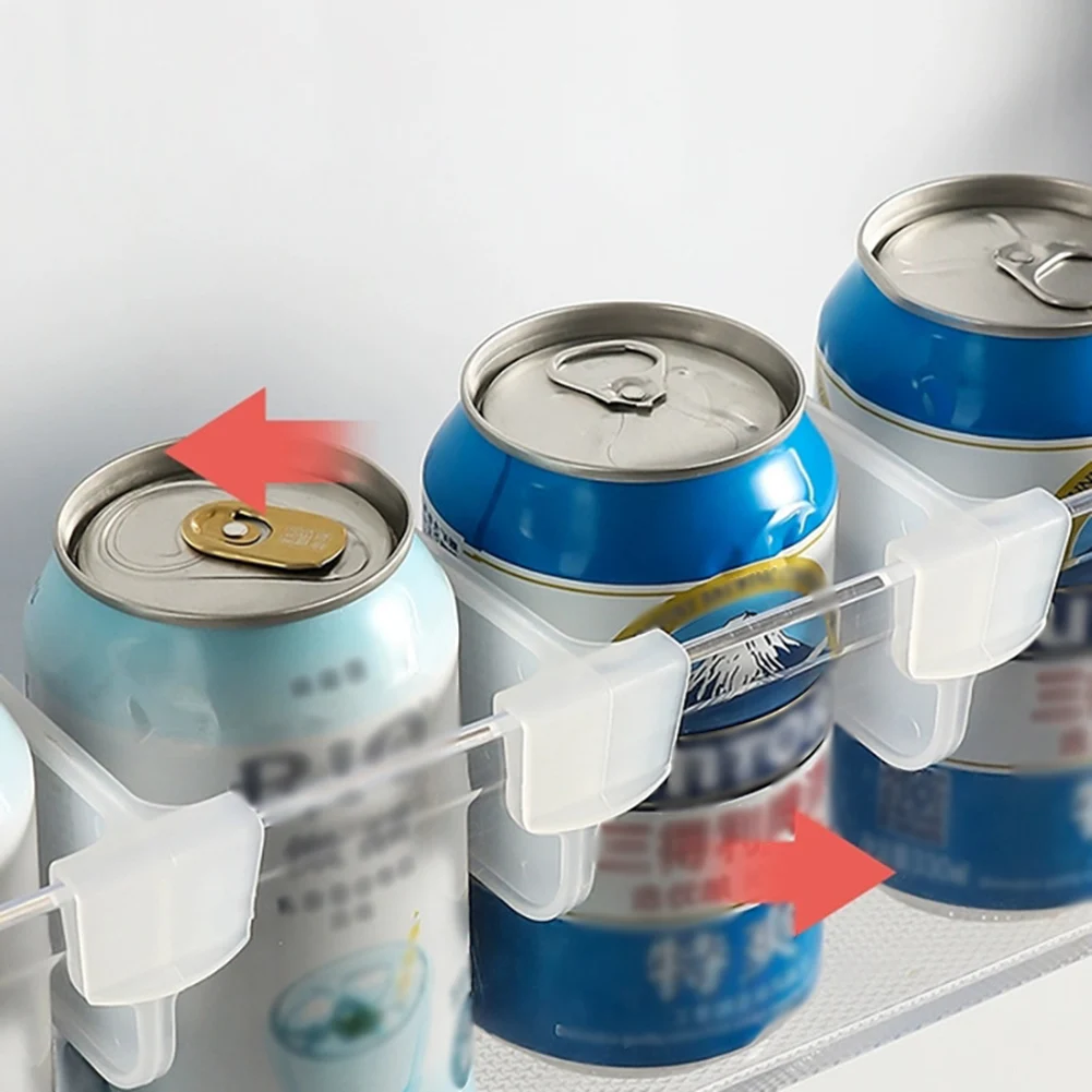 

1 Pcs Extendable Refrigerator Partition Fridge Food Storage Rack Drugs Cosmetics Separating Shelves Divider Kitchen Gadgets