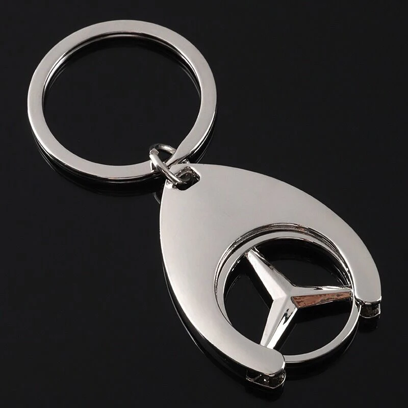 

Для Mercedes Benz W203 W204 W212 C180 GLK300 CLS CLK CLA SLK C E серии Автомобильный брелок Значок Брелок Кольца Металлические автомобильные аксессуары
