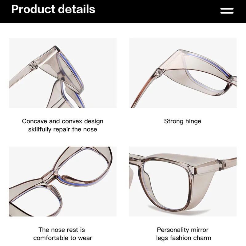 Защитные очки RUOBO с защитой от пыли и сисветильник |