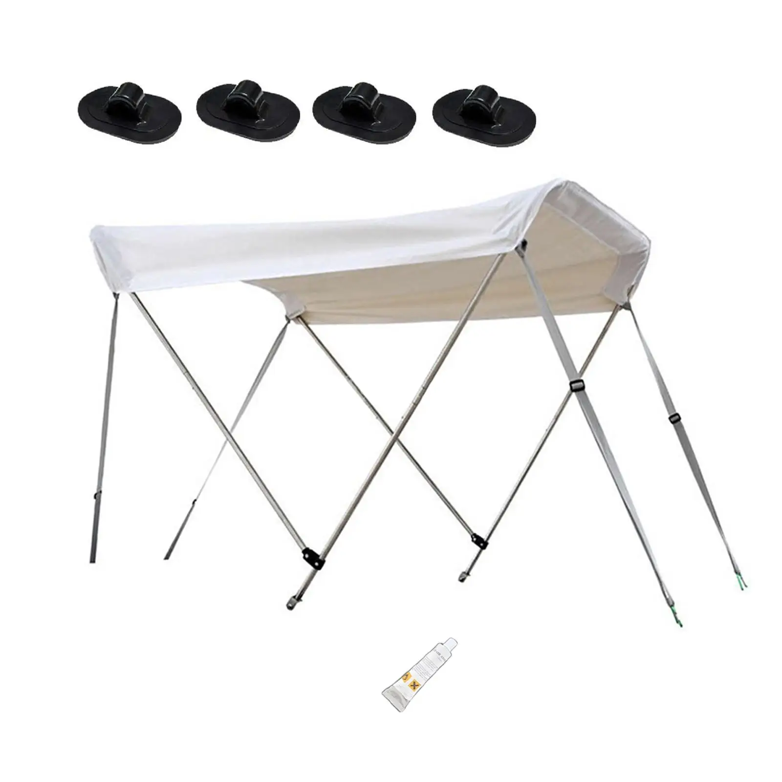 

Bimini Tops for Boats Duty Awning Shelter Collapsible Sunshade Hardware Inflatable Boat Canopy for Sailboat Marine