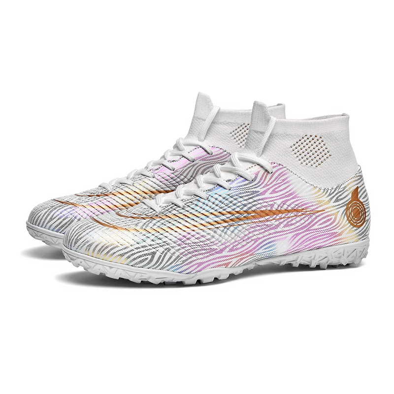 TONGYA-Botas de fútbol de calidad al por mayor C.Ronaldo, zapatos de fútbol Assassin Chuteira Campo TF/AG, Zapatillas De Fútbol