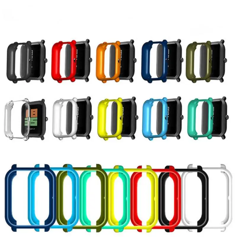 

Soft Tpu Protective Case Mini Watch Protective Bumper Cover Personalize Smart Accessories Smartwatch Shell Multicolor