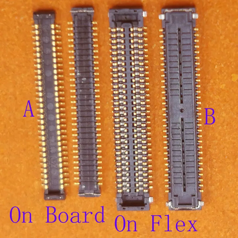 Разъем FPC для ЖК-дисплея, 10 шт., для Samsung Galaxy S7 G9308 G930 Note4 Note 4 S6 N910F G930F G920 G920F, штепсельная плата 60 Pin
