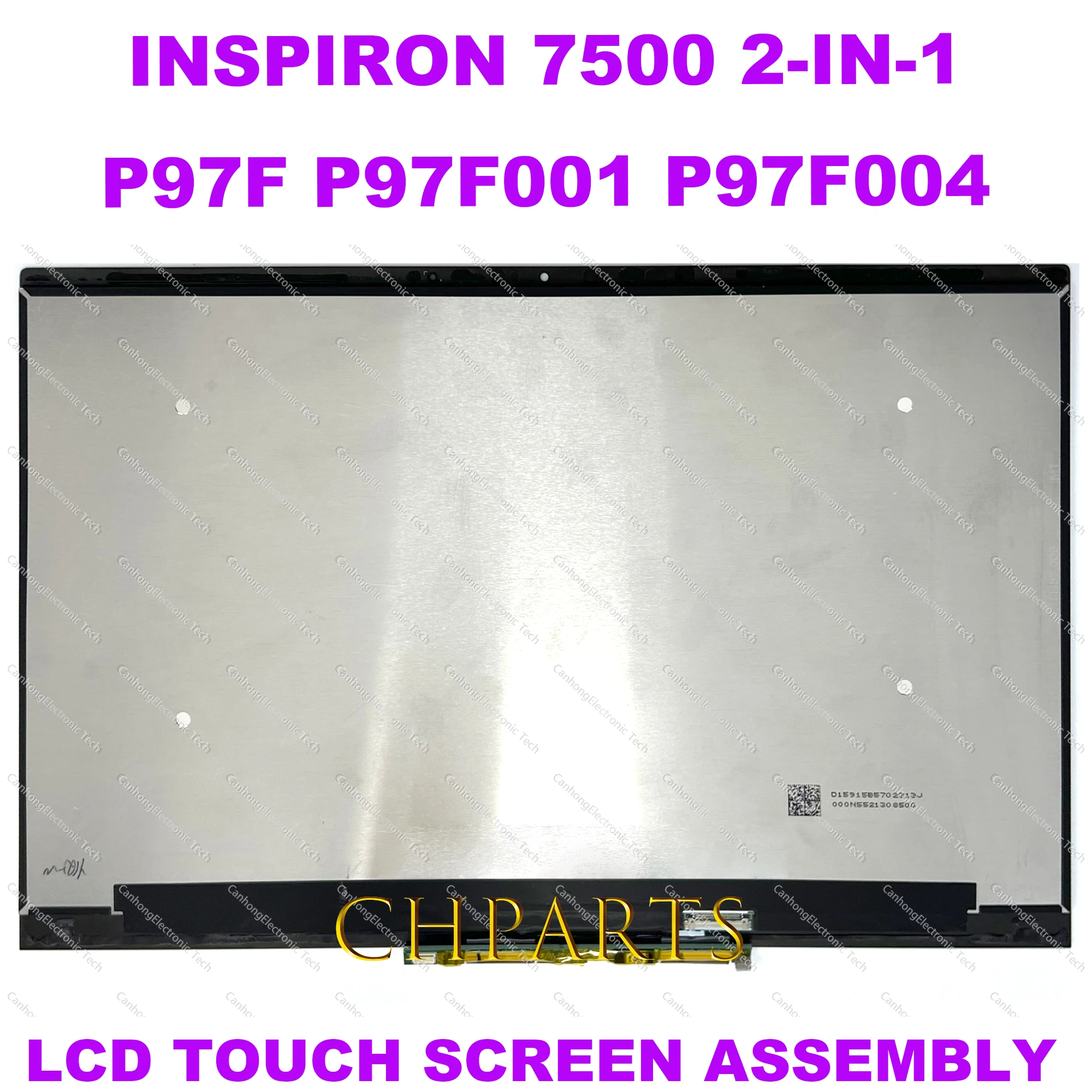 

15.6“ Laptop Replacement Display For Dell Inspiron 7500 7506 2-in-1 P97F P97F001 P97F004 LCD Touch Screen Assembly 8536H X03GC