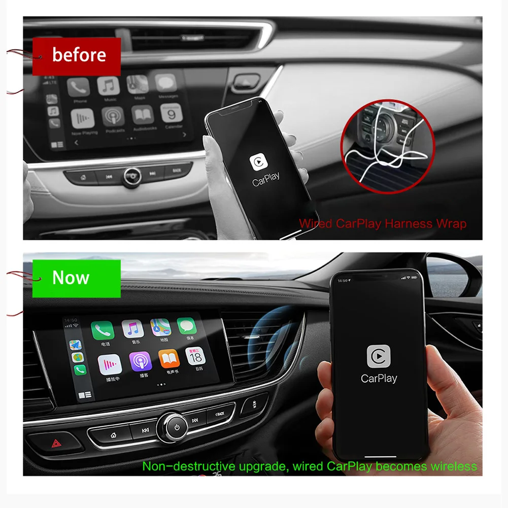 

Car Wired To Wireless Carplay Dongle Box Navi For Multimedia Video Player Wireless Carpaly Module Navigation Usb
