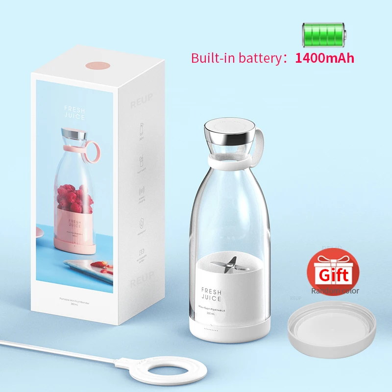 REUP портативная электрическая соковыжималка блендер Usb мини миксеры для фруктов