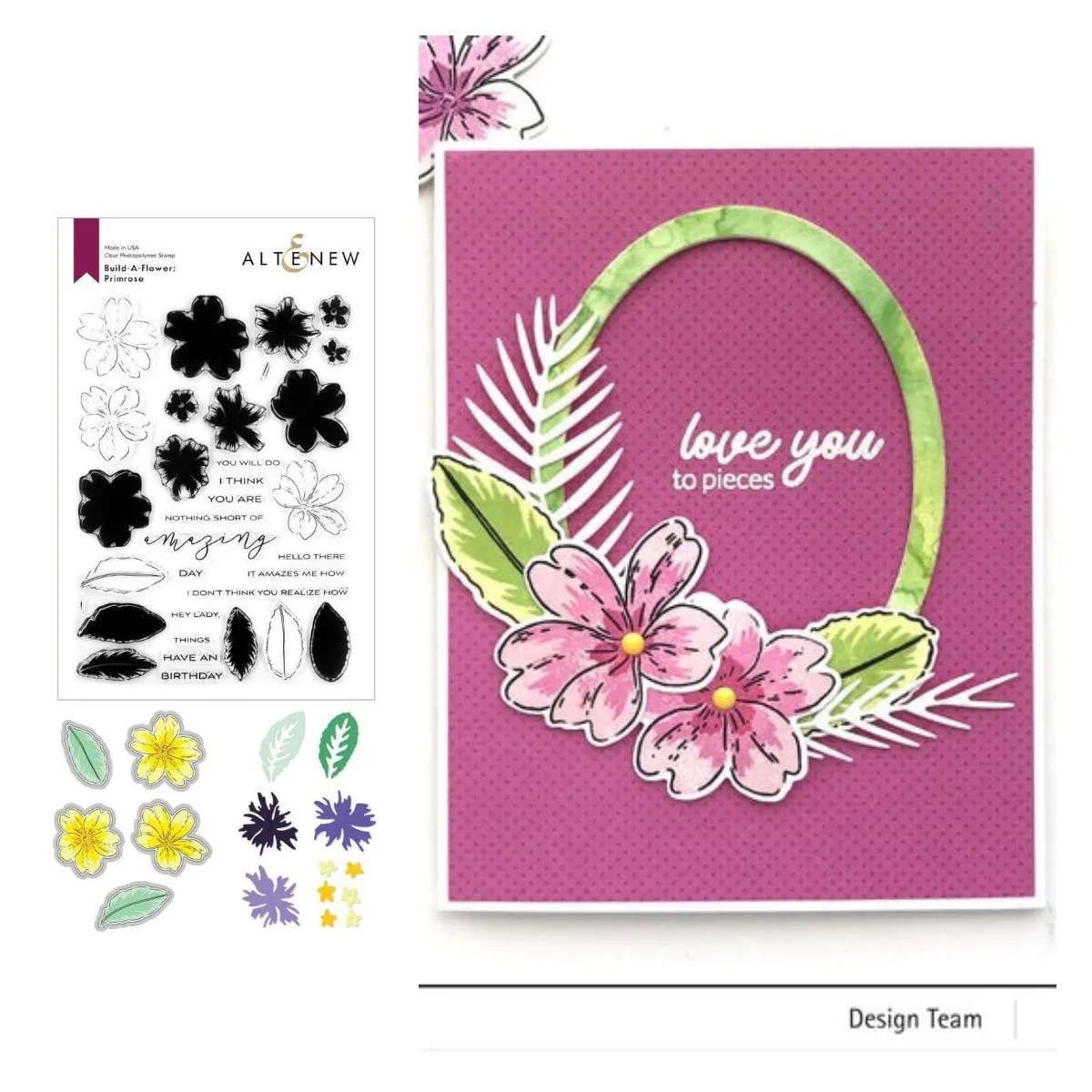 

Build-a-flowe:primrose Metal Cutting Dies And Stamps Scrapbook Diary Decoration Embossing Template Diy Greeting Card Handmade
