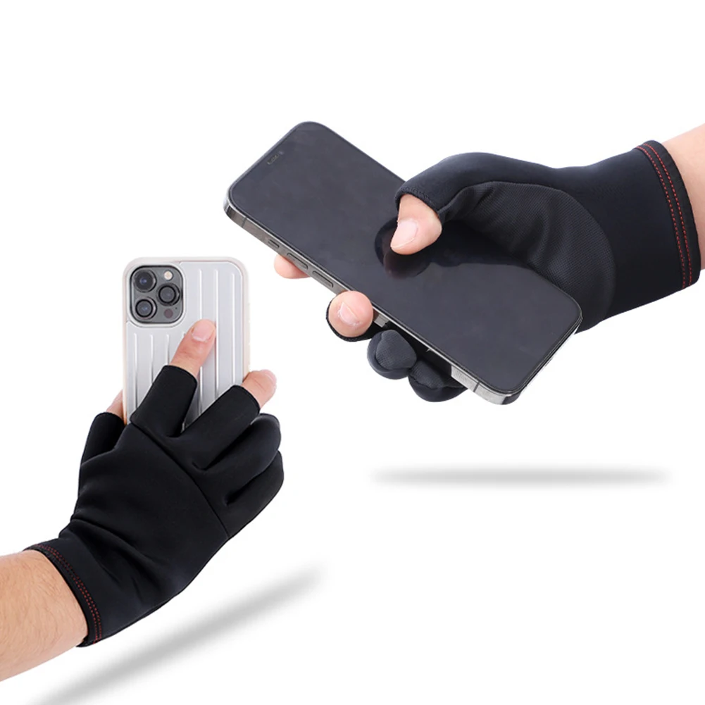 1 пара Нескользящие рыболовные перчатки с 3 пальцами | Спорт и развлечения