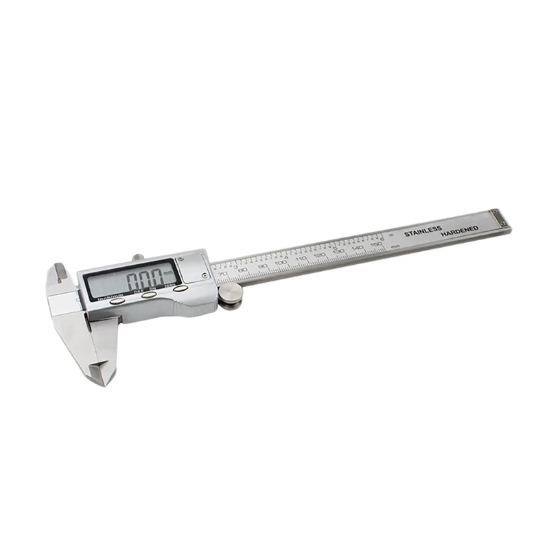 

Цифровой штангенциркуль BEAU, 150 мм, инструмент для преобразования 0-6 дюймов/мм, точная регулировка, инструмент для измерения глубины