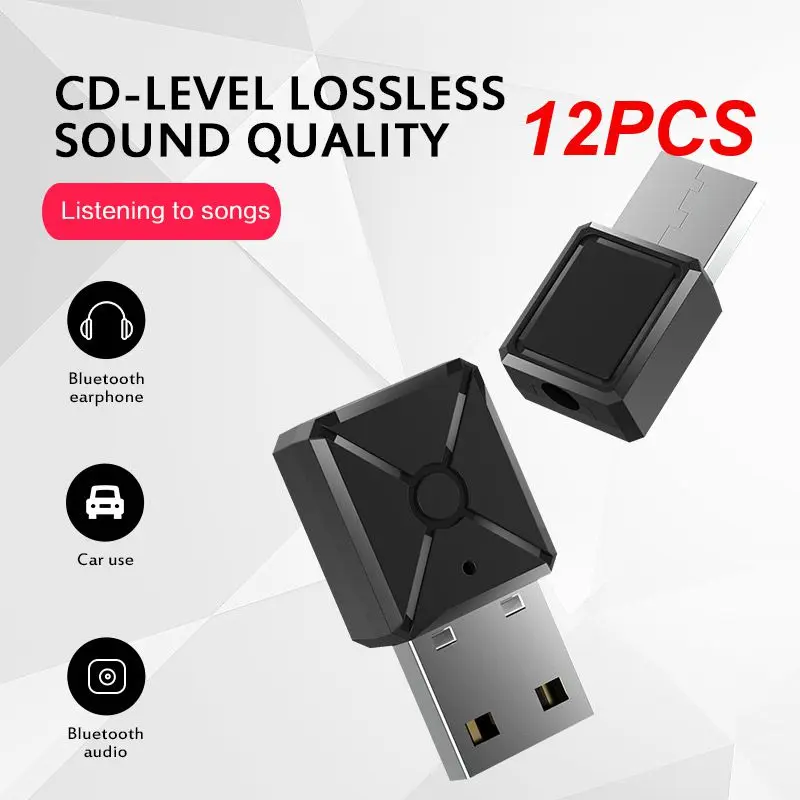 

12 шт., bluetooth-адаптер для ПК, компьютера и автомобиля