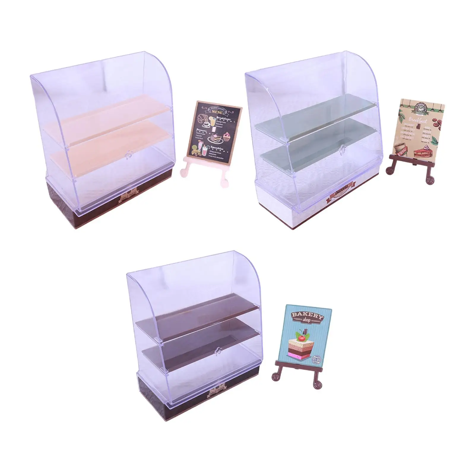 

1/12 Dollhouse Cake Cabinet Coffee Table Miniature Cabinet Furniture for DIY Projects Building DIY Scenery Decoration Sand Table