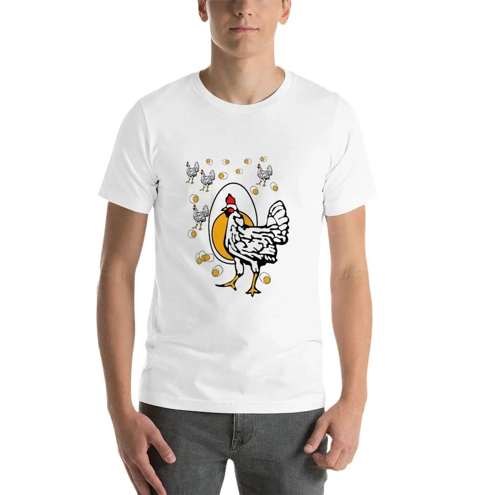 Новая рубашка с курицей Розана футболка для мальчиков животным принтом футболки