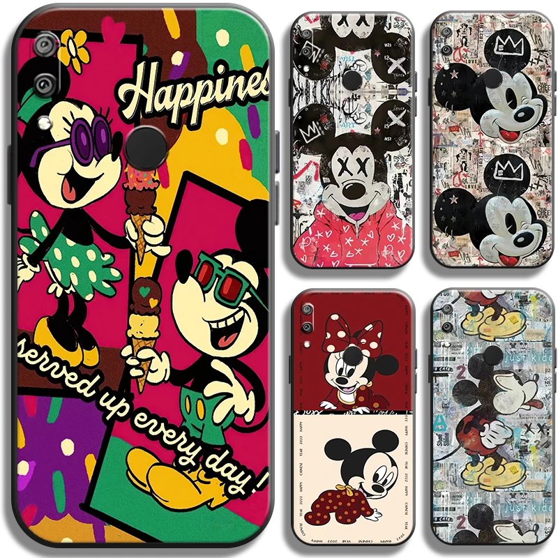 

Disney Cartoon Mickey Graffiti For Huawei Y9 Prime Y6 Y6P Y7 Y7P Y7S Y8S Y8P Y9 Y9A Phone Case Soft Coque Shockproof Cases TPU
