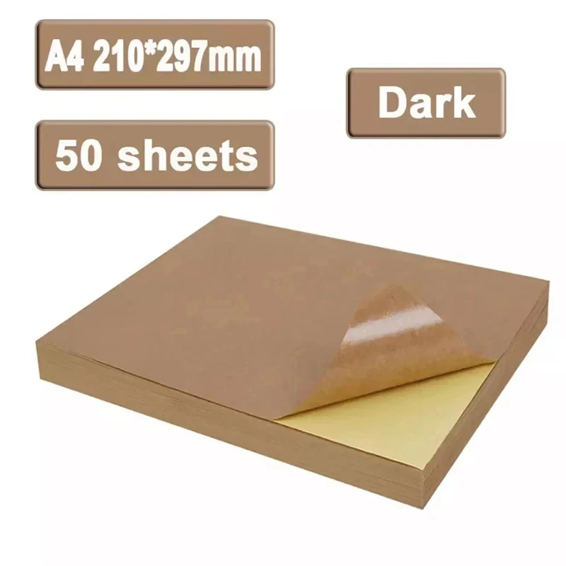 Самоклеящаяся крафтовая бумага PeriPage А4