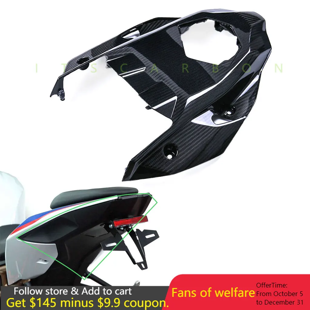 

For BMW S1000R S1000 R 2021 2022+ 3K Carbon Fiber Motorcycle Modified Accessories Rear Seat Lower Fairing Panel Cover