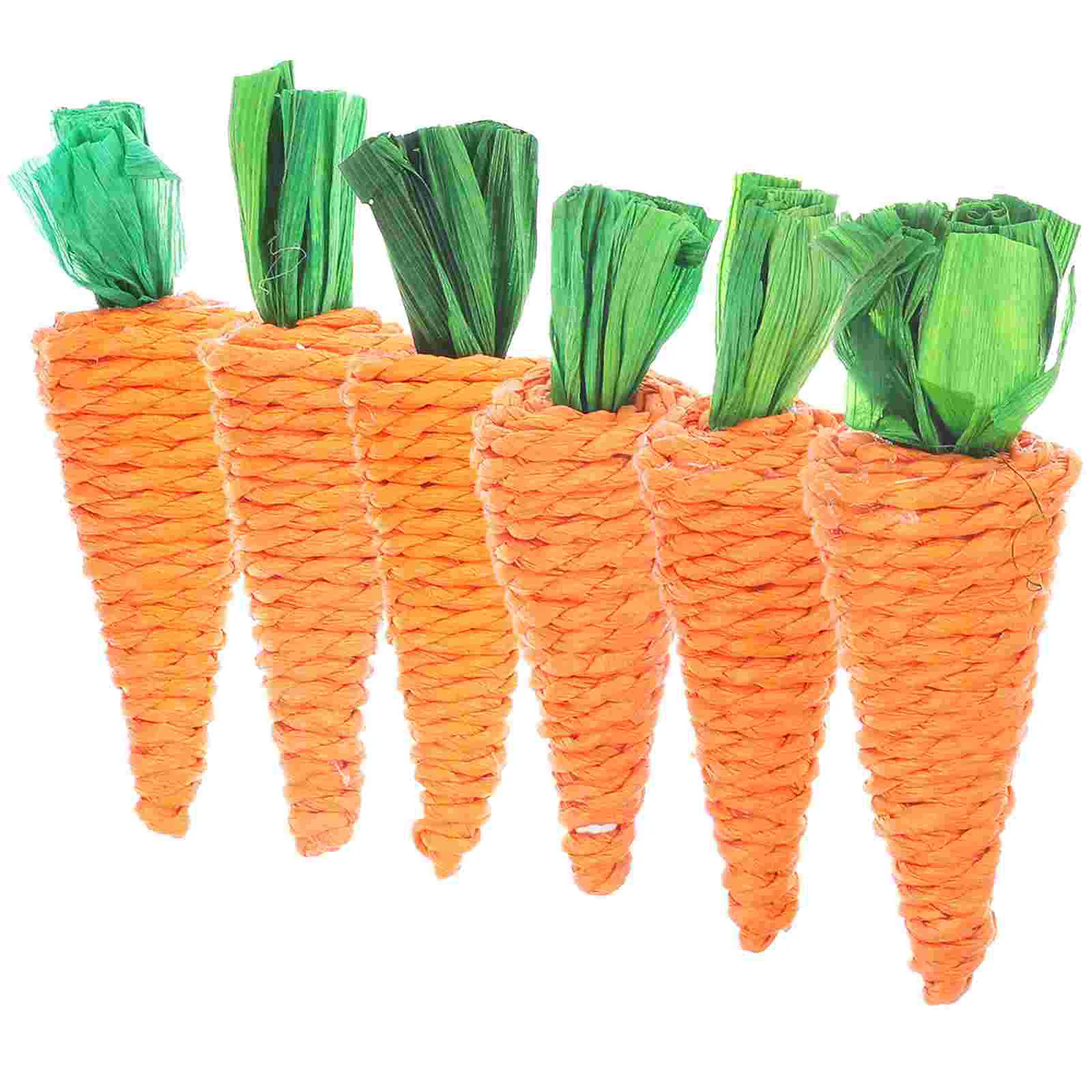 

Hamster Toys Chew Toy Rabbit Molar Chewing Teeth Accessories Bunny Cage Treats Care Carrot Plaything Dwarf Easter Carrots Guinea