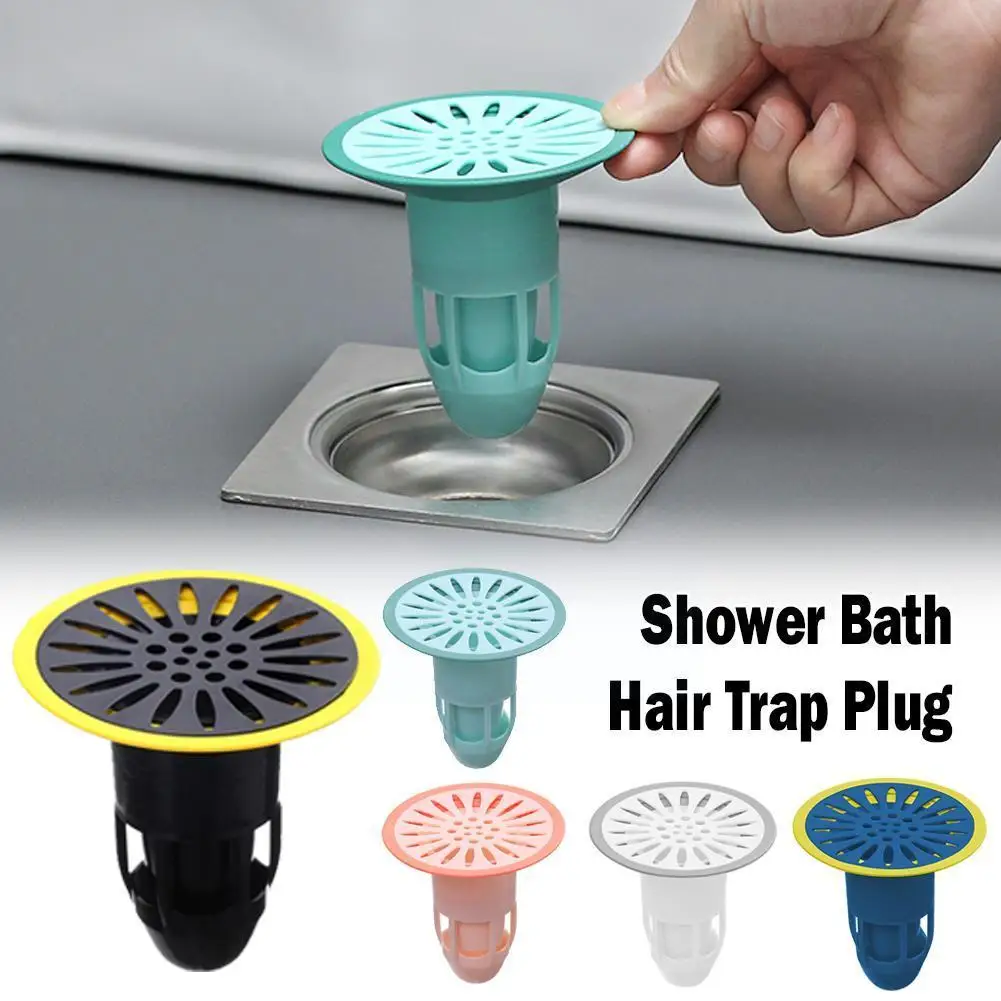 

Silicone Shower Drain Stopper Deodorant Floor Drain Core Toilet Bathroom Kitchen Anti-odor Sewer Insectproof Q4N2