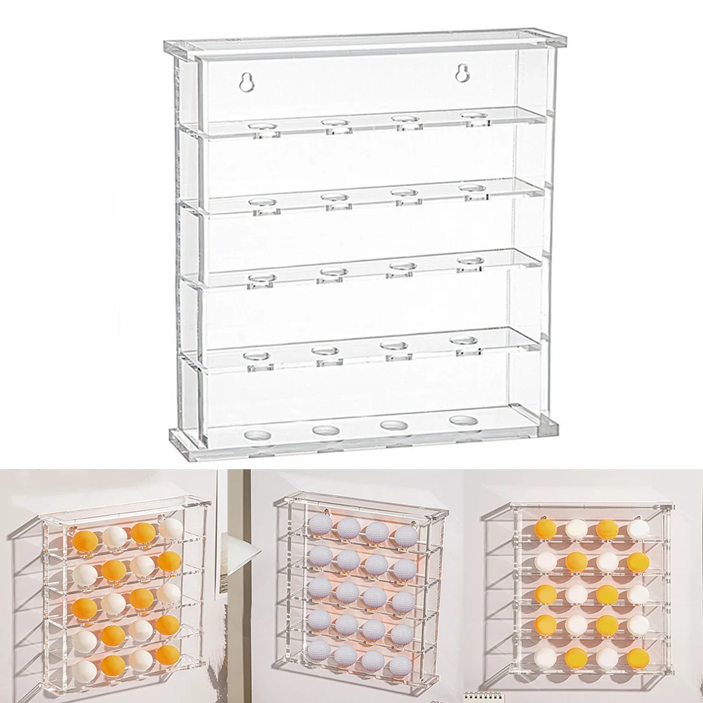 

Golf Ball Display Rack Wall Mount For Golf Ball Display Case Table Tennis Display Rack Transparent Showing Stand Golf Club Shelf
