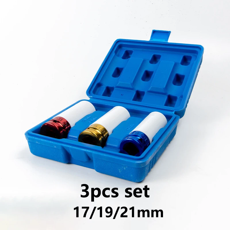 

Набор ударных головок LUCHSHIY для гаек 1/2 дюйма, хромованадиевая сталь