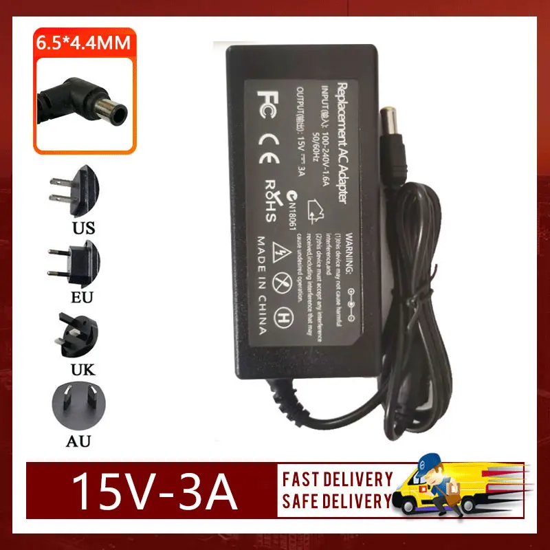 

15V 3A AC adapter Charger For Sony SRS-X55 SRS-XB3 Wireless Bluetooth Audio Power Adapter