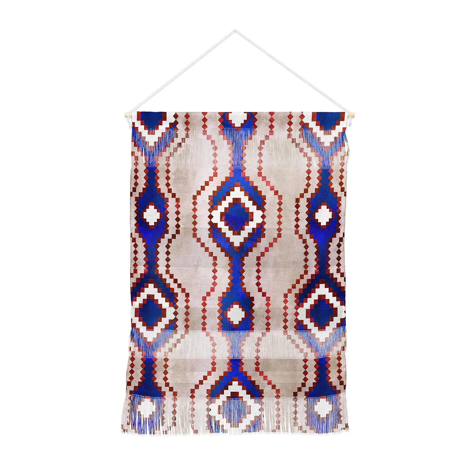 

Free Shipping Boho Basic Eye RWB Portrait Wall Hanging