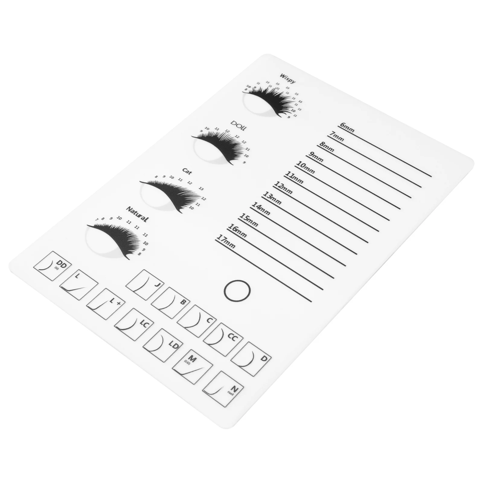 

Eyelash Lash Tray Holder Extension False Display Board Grafting Acrylic Storage Organizer Stand Lashes Adhesive Glue Pallet