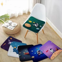 cartoon space astronaut rocket four seasons seat pad household cushion soft plush chair mat winter office bar chair cushions