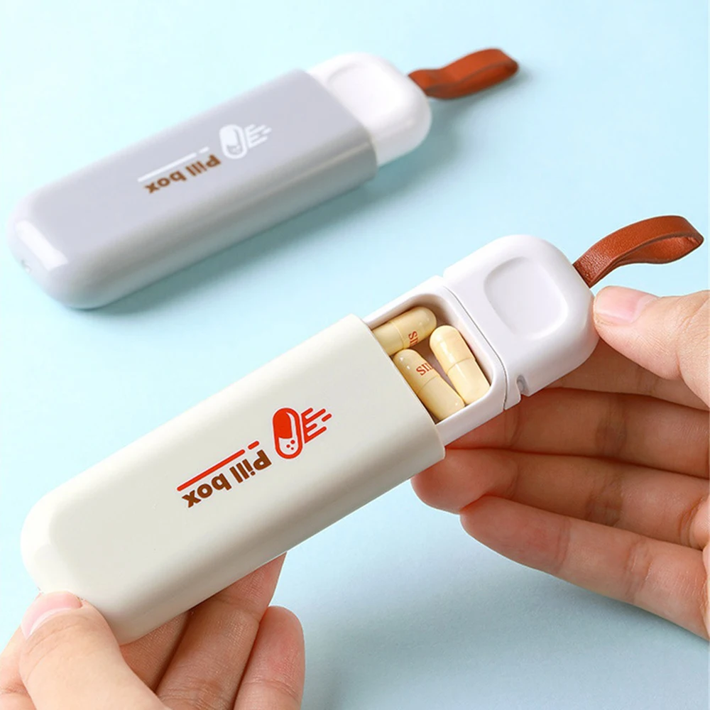 

Pills Container Medicines Box Portable Drugs Dispenser Divider Case Travel Outdooar Storage Organizer Supplies Home Accessories