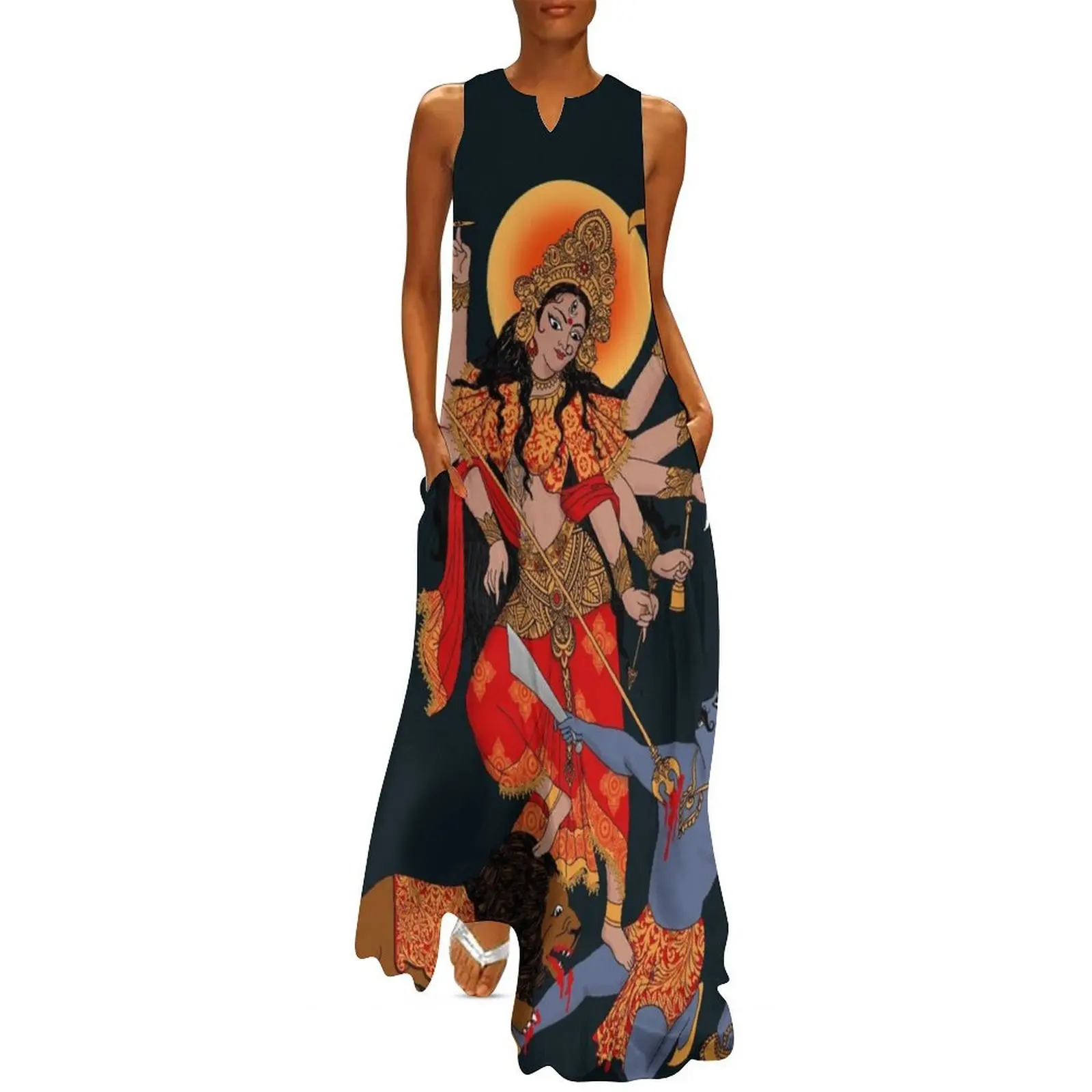 Женское платье Goddess of Power : Durga полиэстер