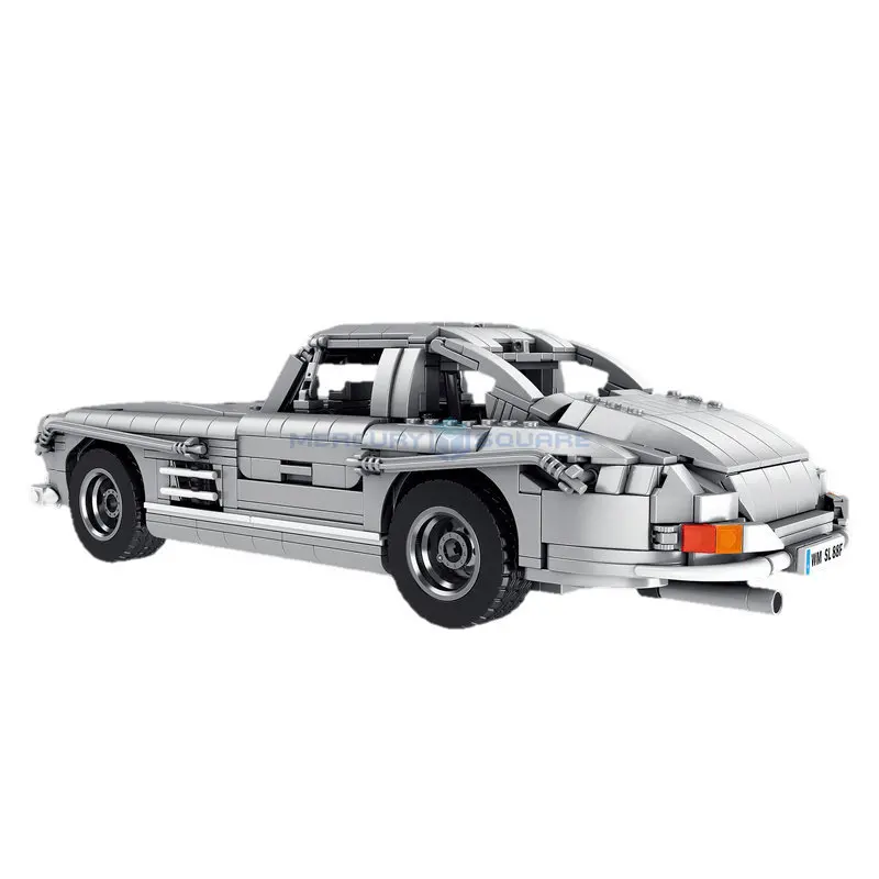 10002 SL Gullwing Coupe техническая модель автомобиля кирпичи 1:12 креативные классические