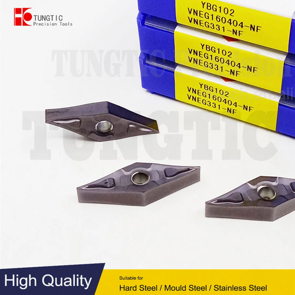 

TUNGTIC VNEG 160404-NF VNEG160404-NF Токарные Вставки карбидный резак для чугуна