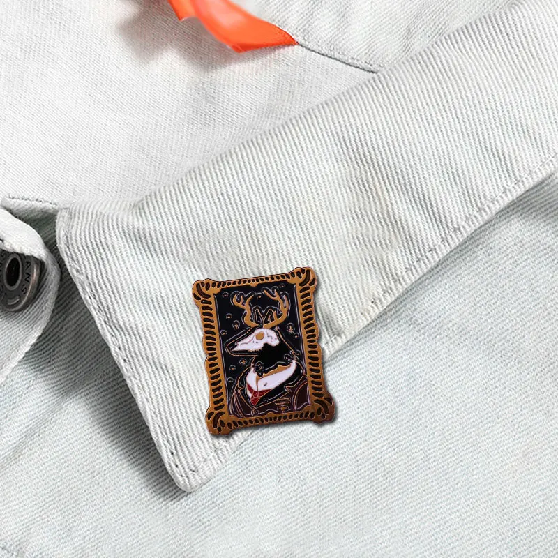 Брошь в виде оленя стиле игры ржавое озеро | Украшения и аксессуары