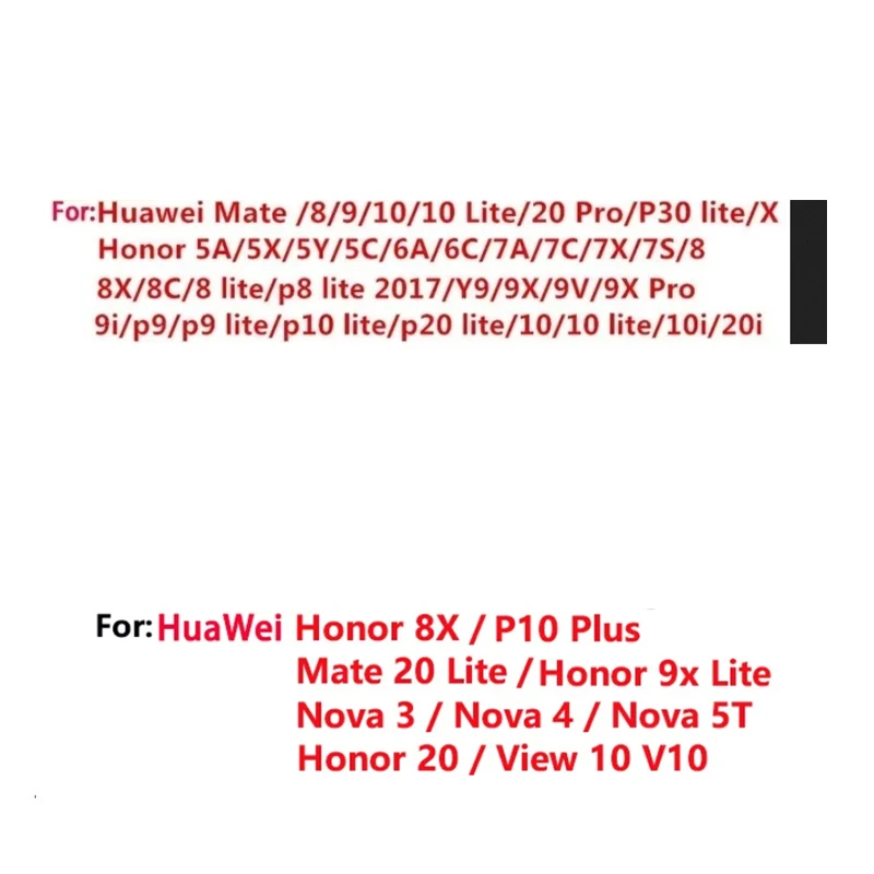 Фото Оригинальные аккумуляторы для Huawei Honor Mate Nova 2 3 5A 5C 6A 7 7C 7A 8A 8C 8X P8 9 Y9 P9 10 P10 20 P20 7X 8 Lite Plus Pro №1